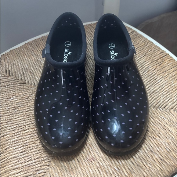 Sloggers garden, rain shoes, chicken feeding, polka dot size 7 - Picture 6 of 6